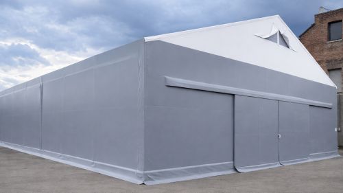 Реализован холодный тентовый ангар для хранения материалов